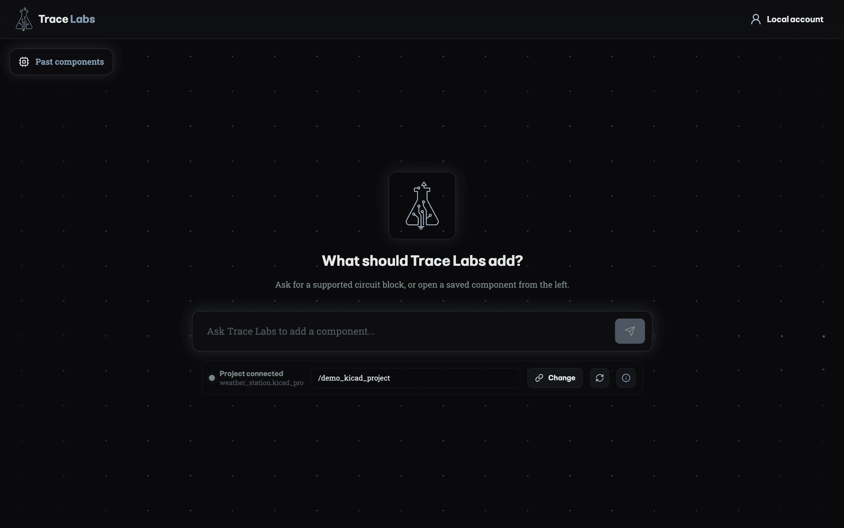 Trace Labs project preview